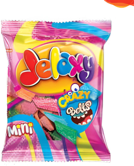 Жевательный мармелад Jelaxy Liquorice Belt Mini Neon Sugar Mix 80 гр