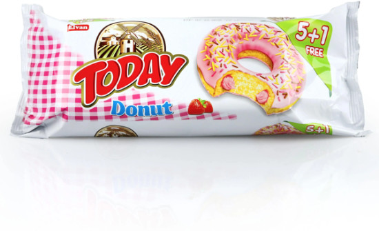 Today Donut Multipack Strawberry 40 гр (6 шт).