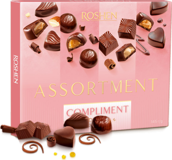 Коробочные конфеты Assortment Compliment 145г