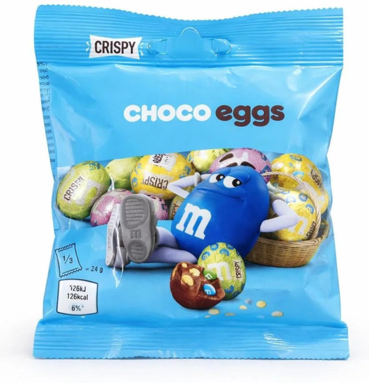 Шоколадные яйца M&M’s Choco Eggs 72 гр