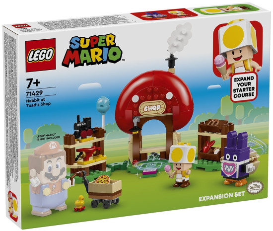 Конструктор LEGO Наббит в магазине Тоада Super Mario, деталей 230 шт 71429