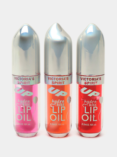 Набор из 3 оттеночных блесков-бальзамов Hydra Kiss Lip Oil