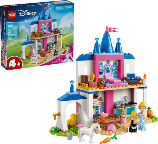 Конструктор LEGO® 43283 Замок друзей-животных Золушки