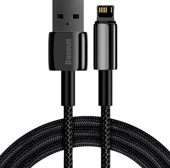 Кабель Tungsten Gold CALWJ-01 Lightning 2.4A 1m Черный