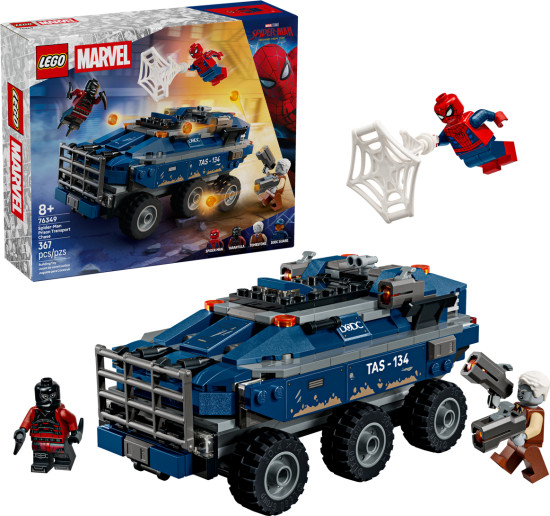 Конструктор LEGO® 76349 Человек-паук: погоня за тюремной машиной