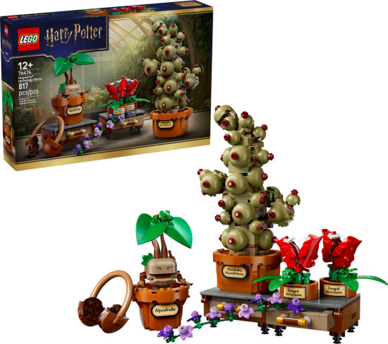 Конструктор LEGO® 76474 Растения с урока травологии в Хогвартсе