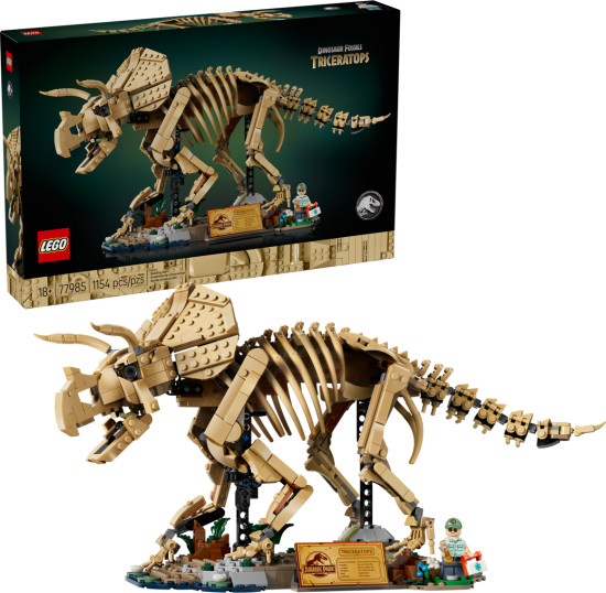 Конструктор LEGO® 77985 Кости динозавра: трицератопс