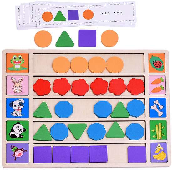 Игрушка развивающая «Цветные фигурки»
