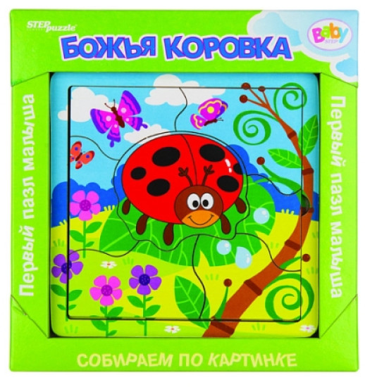 Игра из дерева «Божья коровка»