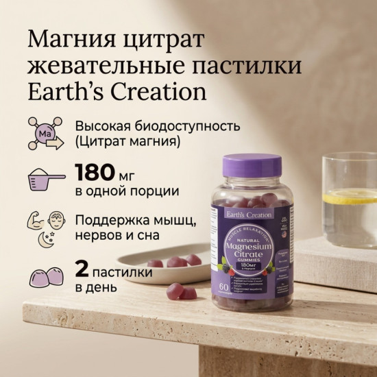 Magnesium Citrate Gummies 60 шт