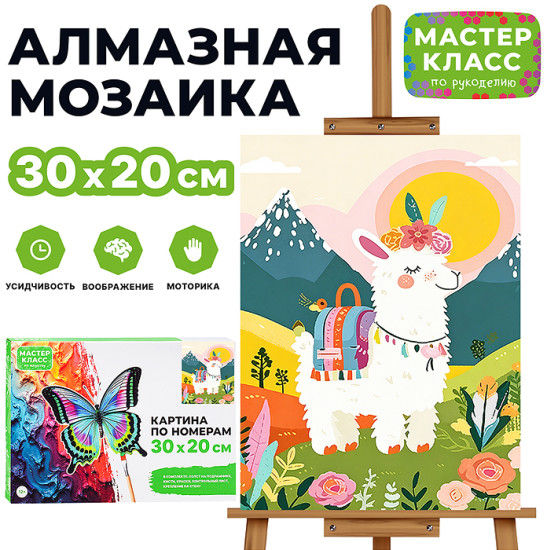 Картина по номерам «Лама»