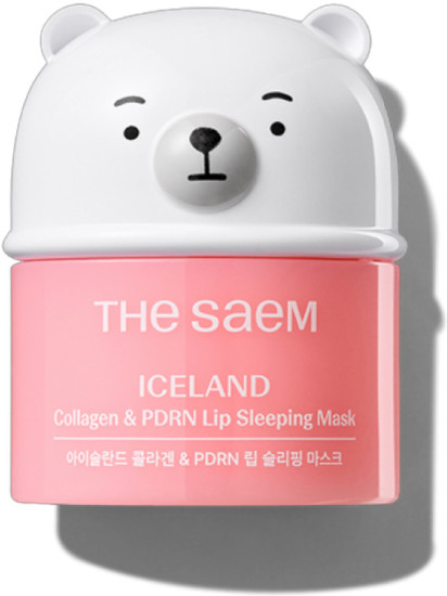 Маска для губ ночная с коллагеном и ПДРН «Iceland Collagen & PDRN Lip Sleeping Mask»