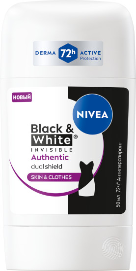 Антиперспирант-стик для женщин «Black & White Invisible Authentic»