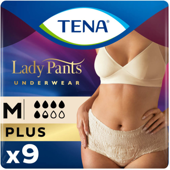 Tena Lady Pants Plus Crème M 9 шт.