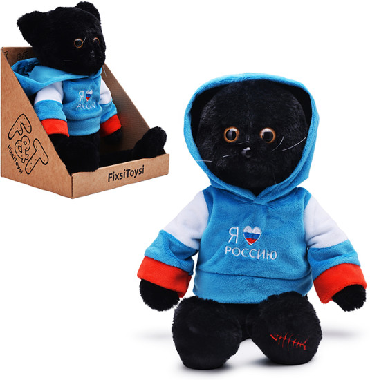 Мягкая игрушка «Кот в кофте Россия»