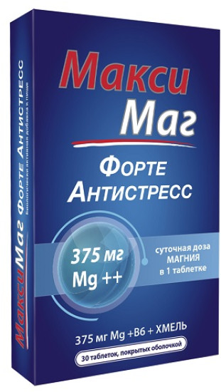 Макси Маг Форте «Антистресс» № 30 табл.п.о.