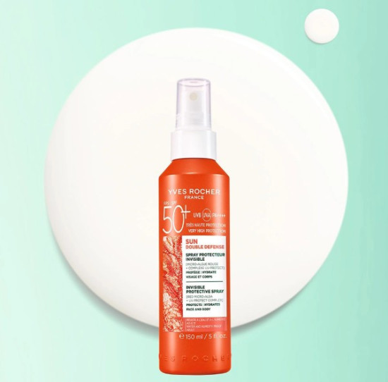 Невидимый Солнцезащитный Спрей для Лица и Тела SPF 50+, 150 мл
