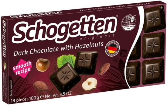 Шоколад тёмный с лесными орехами «Dark Hazelnuts»