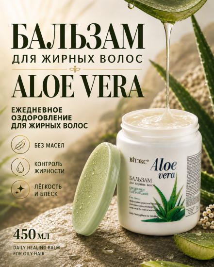 Бальзам для жирных волос 450 мл