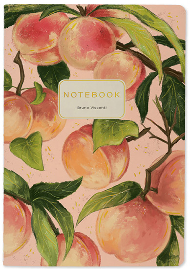 Тетрадь «Flora. Paradise. Персики»