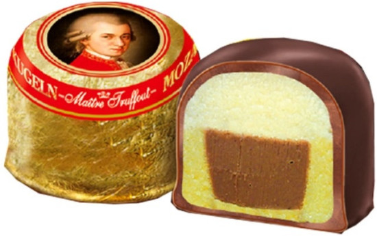 Конфеты Mozartkugeln в подарочной коробке