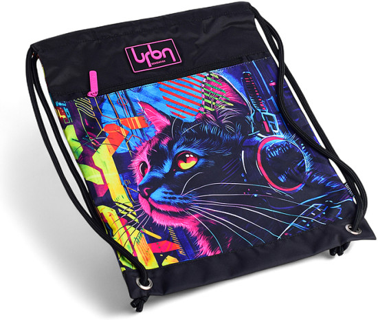 Сумка для сменной обуви «Label. Cyber Cat»