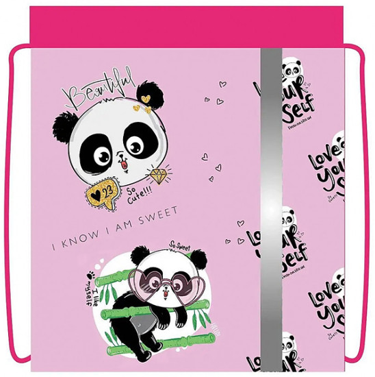 Сумка для сменной обуви «Cute Panda»