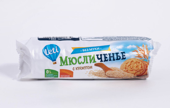 Мюсличенье печенье из мюсли с кунжутом