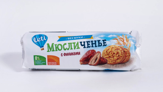 Мюсличенье печенье из мюсли с финиками