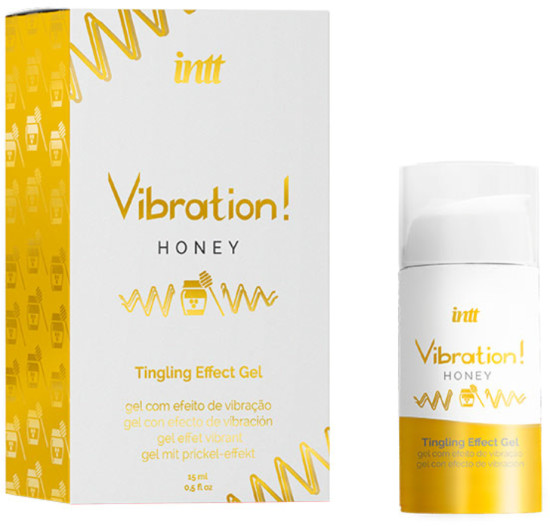 Жидкий вибратор c ароматом мёда «Vibration honey»