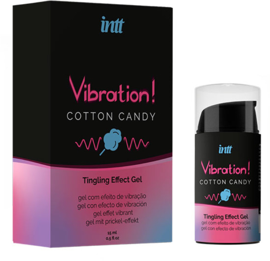 Жидкий вибратор с ароматом сладкой ваты «Vibration cotton candy»