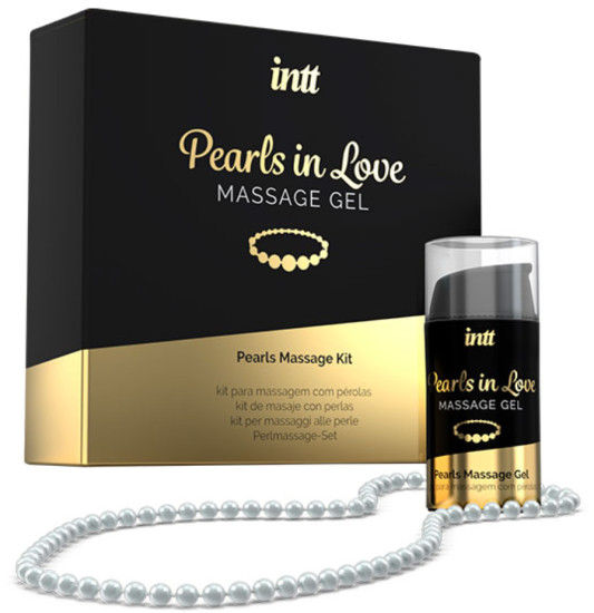 Набор для массажа масло и ожерелье «Pearls in love»