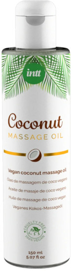 Массажное масло с ароматом кокоса «Massage oil coconut vegan»