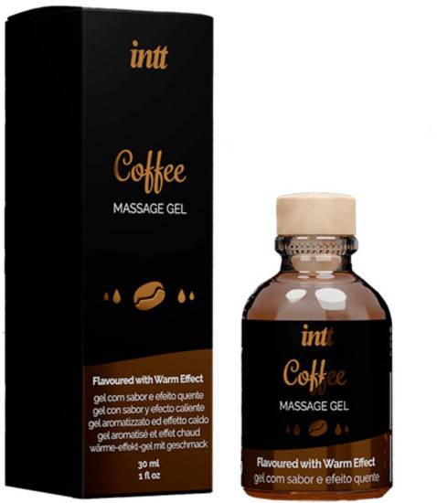 Массажное масло гель с согревающим эффектом и ароматом кофе «Coffee massage gel»