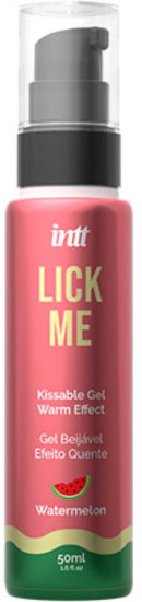 Оральная смазка с согревающим эффектом и ароматом арбуза «Lick me»