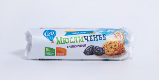 Мюсличенье печенье мюсли с черносливом