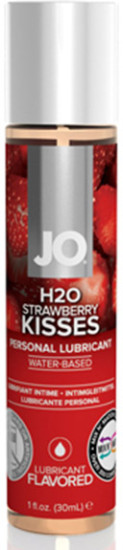 Съедобный лубрикант Strawberry kisses «Клубничный поцелуй»