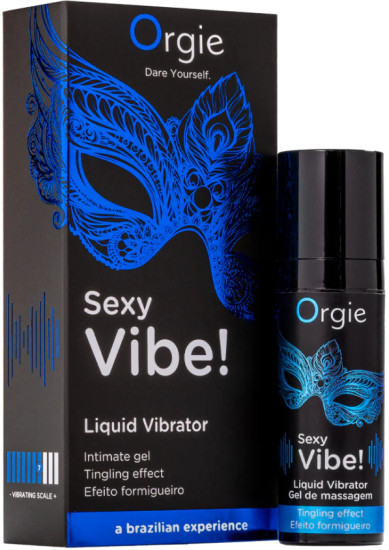 Жидкий вибратор «Sexy vibe! — liquid vibrator»