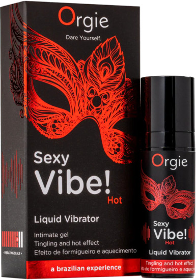 Жидкий вибратор «Sexy vibe! hot»