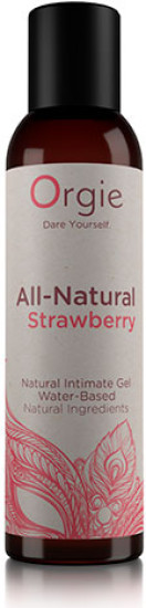 Съедобный лубрикант «All-natural — strawberry. Клубника»