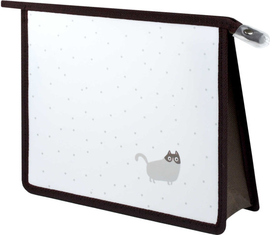 Папка для школьных тетрадей «Серый кот»