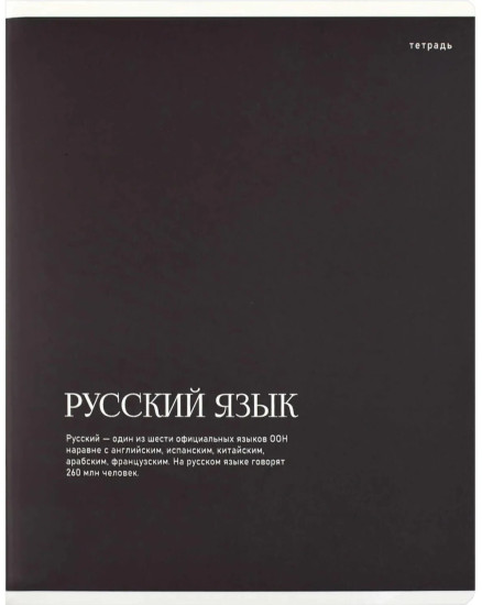 Тетрадь предметная по русскому языку