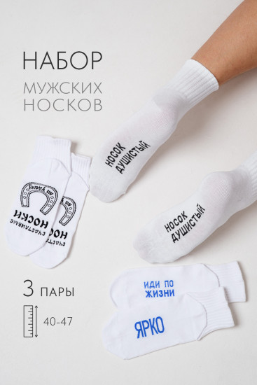 Комплект носков мужских «Удача»