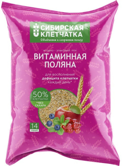 Сибирская клетчатка «Витаминная поляна»