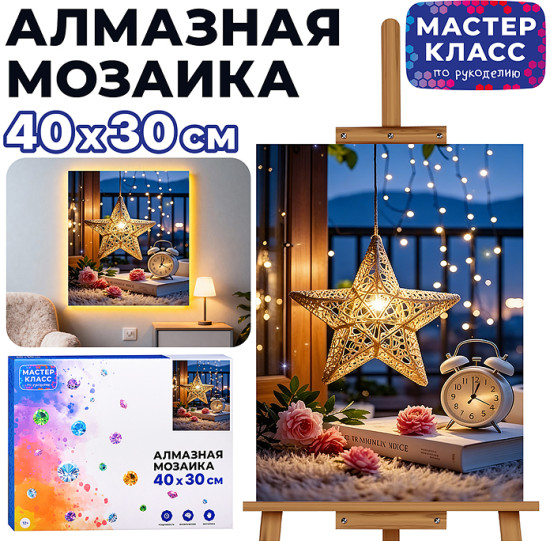 Мозаика алмазная «Вечер в беседке»