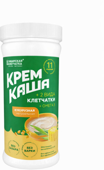 Сибирская Клетчатка Крем-каша кукурузная, 350 г