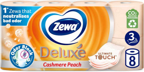 Туалетная бумага «Deluxe Peach. Персик»