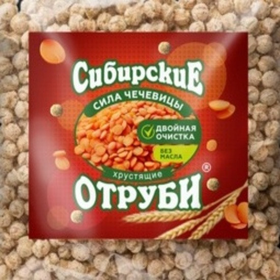 Отруби чечевичные хрустящие чечевичные 100 гр
