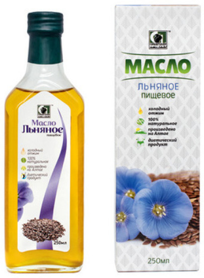 Масло Льняное холодного отжима Сибирское 250 мл