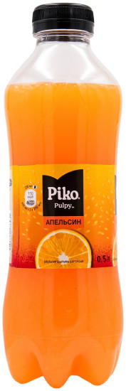 Напиток Piko Pulpy апельсин сокосодержащий 0.5 л